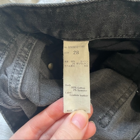 Moussy VINTAGE Velma Black-wash Distressed Skinny Jeans In Light Black 28 - Picture 5 of 11